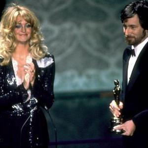 Academy Awards 52nd Annual Goldie Hawn and Steven Spielberg