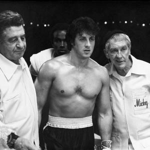 Still of Sylvester Stallone and Burgess Meredith in Rocky II 1979