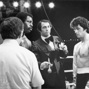 Still of Sylvester Stallone and Carl Weathers in Rocky II 1979