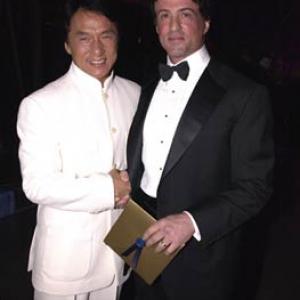 Sylvester Stallone and Jackie Chan