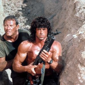 Still of Sylvester Stallone and Richard Crenna in Rambo III 1988