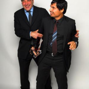 Oliver Stone and Michael Peña