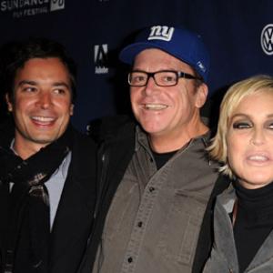 Sharon Stone Tom Arnold and Jimmy Fallon at event of The Year of Getting to Know Us 2008