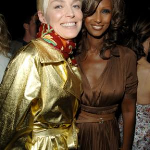 Sharon Stone and Iman at event of Basic Instinct 2 (2006)