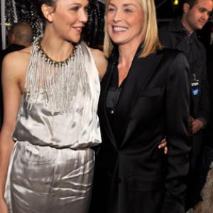 Sharon Stone and Maggie Gyllenhaal at event of Crazy Heart 2009