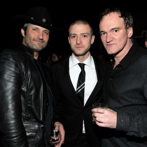 Quentin Tarantino Robert Rodriguez and Justin Timberlake