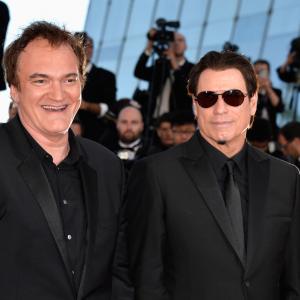Quentin Tarantino and John Travolta at event of Bulvarinis skaitalas 1994