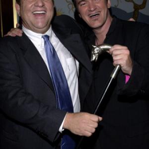 Quentin Tarantino and Harvey Weinstein at event of Nuzudyti Bila 1 2003