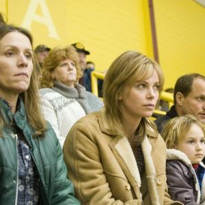 Still of Charlize Theron Woody Harrelson and Frances McDormand in North Country 2005