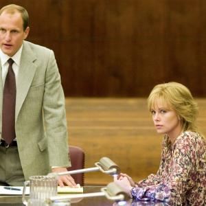 Still of Charlize Theron and Woody Harrelson in North Country 2005