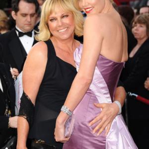 Charlize Theron and Gerda Theron at event of The 82nd Annual Academy Awards 2010