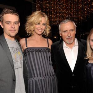 Charlize Theron Dennis Hopper Nick Stahl and AnnaSophia Robb at event of Sleepwalking 2008