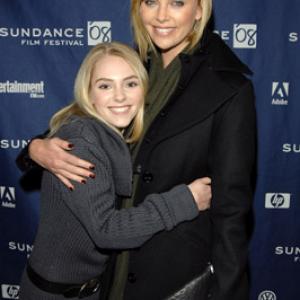 Charlize Theron and AnnaSophia Robb at event of Sleepwalking (2008)