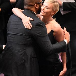 Charlize Theron and Steve McQueen at event of The Oscars (2014)