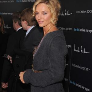 Uma Thurman at event of The Life Before Her Eyes 2007