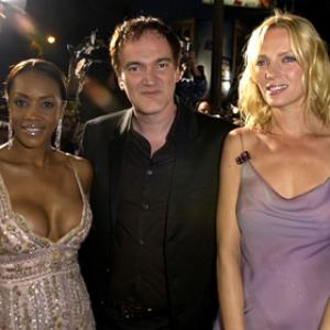 Quentin Tarantino Uma Thurman and Vivica A Fox at event of Nuzudyti Bila 2 2004