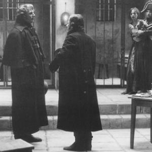 Still of Uma Thurman, Liam Neeson and Geoffrey Rush in Les Misérables (1998)