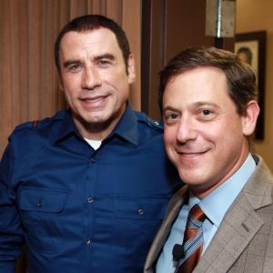 John Travolta and Adam Fogelson