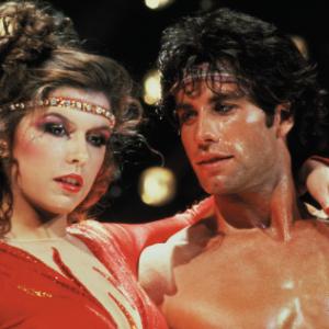 Still of John Travolta and Finola Hughes in Staying Alive 1983