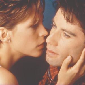 Still of Jamie Lee Curtis and John Travolta in Perfect (1985)
