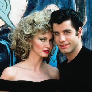 Still of John Travolta and Olivia NewtonJohn in Grease 1978