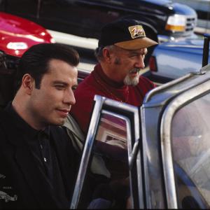 Still of John Travolta and Gene Hackman in Get Shorty 1995