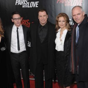 John Travolta, Kelly Preston, Jonathan Rhys Meyers, Kasia Smutniak and Joe Drake at event of From Paris with Love (2010)