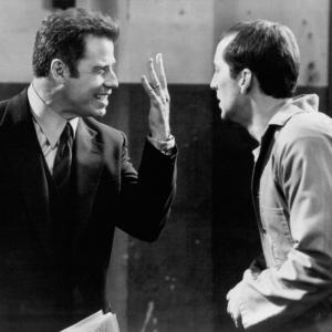 Still of Nicolas Cage and John Travolta in FaceOff 1997