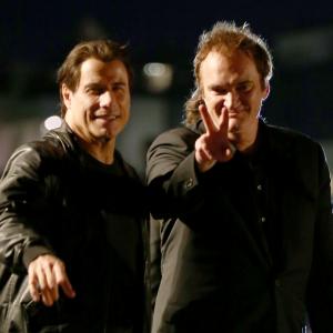 Quentin Tarantino and John Travolta at event of Bulvarinis skaitalas (1994)