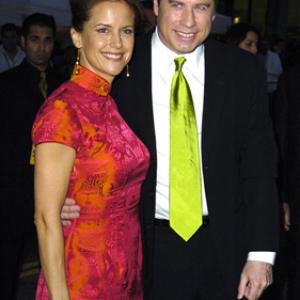 John Travolta and Kelly Preston at event of Ladder 49 2004