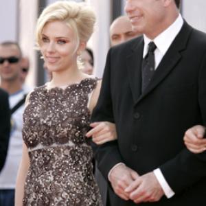 John Travolta and Scarlett Johansson at event of A Love Song for Bobby Long 2004