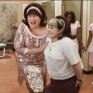 Still of John Travolta and Nikki Blonsky in Hairspray (2007)