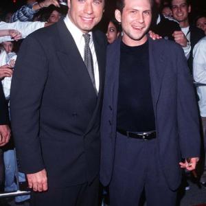 Christian Slater and John Travolta at event of Broken Arrow (1996)
