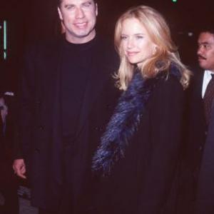 John Travolta and Kelly Preston at event of Mad City (1997)