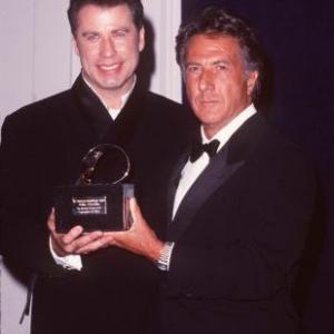 Dustin Hoffman and John Travolta