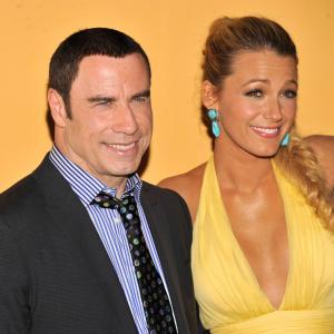 John Travolta and Blake Lively at event of Laukiniai (2012)