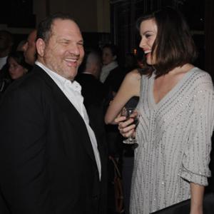 Liv Tyler and Harvey Weinstein at event of Gelezinis zmogus (2008)