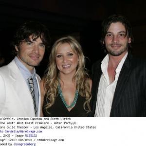 Skeet Ulrich Jessica Capshaw and Matthew Settle at event of Into the West 2005
