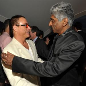 Actor JeanClaude Van Damme and producer Ashok Amritraj attend the Variety Celebrates Ashok Amritraj event held at the Martini Terraza during the 63rd Annual International Cannes Film Festival on May 16 2010 in Cannes France