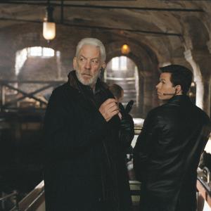 Still of Mark Wahlberg and Donald Sutherland in The Italian Job 2003
