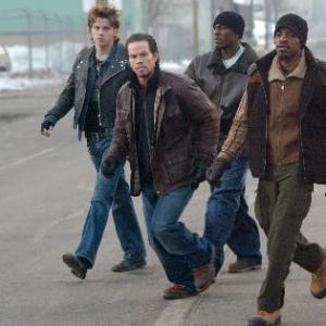 Still of Mark Wahlberg and Garrett Hedlund in Four Brothers 2005