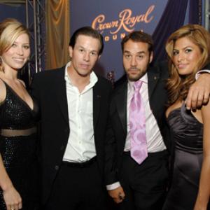 Mark Wahlberg, Jessica Biel, Jeremy Piven and Eva Mendes at event of ESPY Awards (2005)