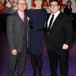 Sigourney Weaver Nick Frost and Simon Pegg at event of Polas 2011