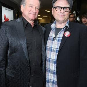 Robin Williams and Bobcat Goldthwait at event of Worlds Greatest Dad 2009