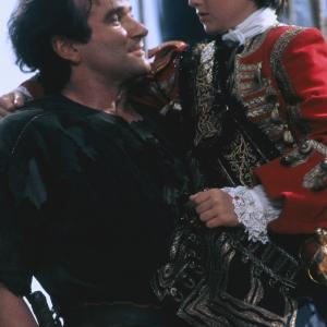 Still of Robin Williams and Charlie Korsmo in Hook 1991