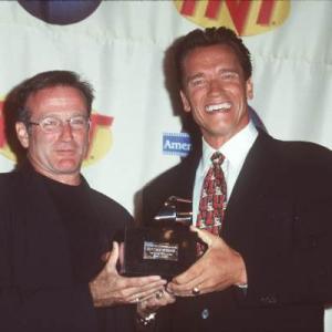 Arnold Schwarzenegger and Robin Williams