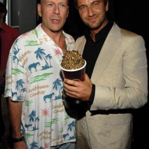 Bruce Willis and Gerard Butler