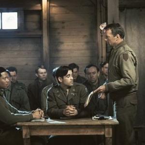 Still of Bruce Willis Terrence Howard and Colin Farrell in Harts War 2002