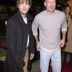 Bruce Willis and Colin Farrell at event of All the Pretty Horses 2000