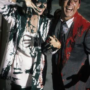 Still of Bruce Willis and Cybill Shepherd in Moonlighting 1985